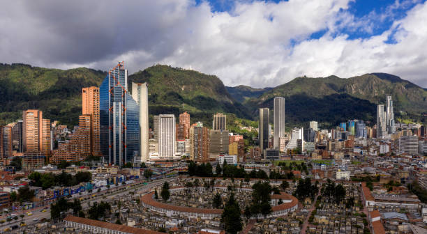 Latin American city in the mountains